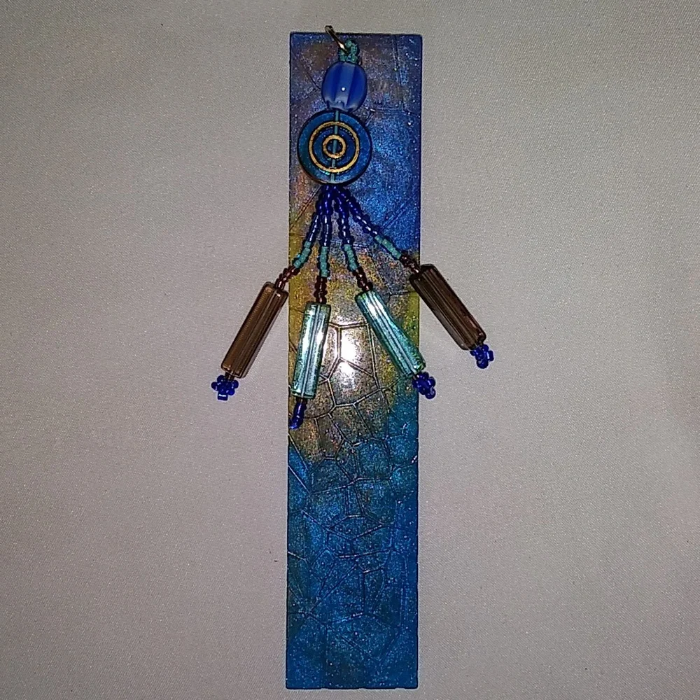 Bookmark with Glass Beaded Tassel